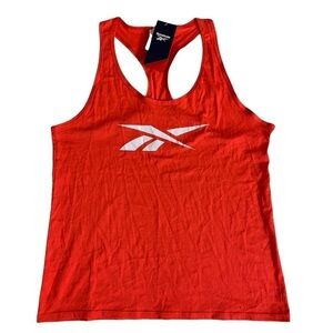 Reebok New With Tags Red TE Graphic Tank Size Large Women’s